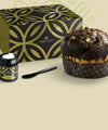 Luxury 18 Carat Gold Christmas Panettone - Chocolate